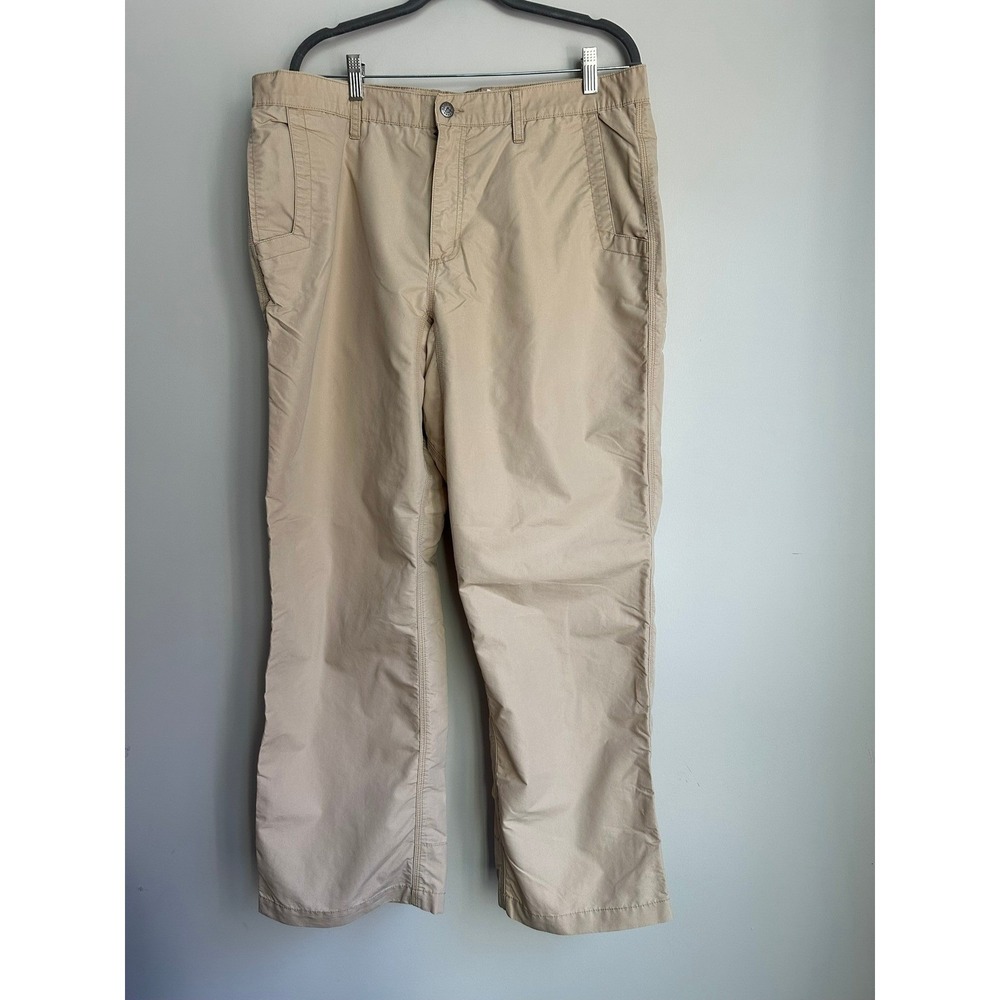Mountain Khakis Relaxed Fit‎ Khaki Chino Pants Mens 38x30 Tan Flat Front